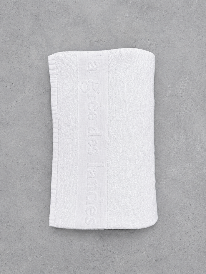 Serviette de bain 70 × 140 cm — hôtels 4★ La Grée des Landes