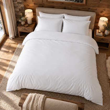 Housse de couette 220×240 cm - Percale de coton