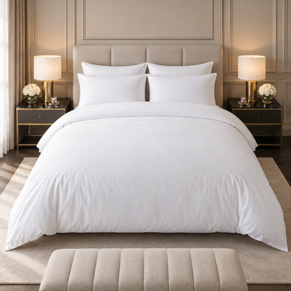 Housse de couette 140×200 cm - Percale de coton