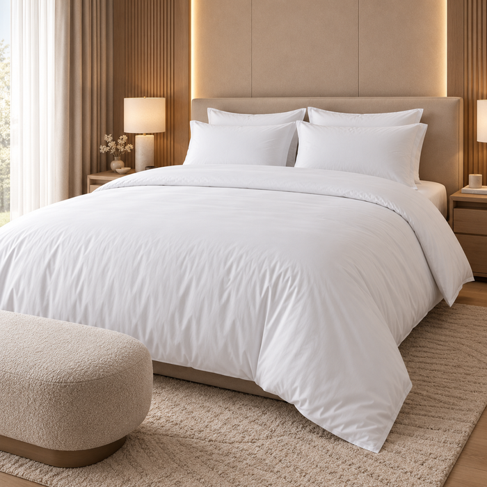 Housse de couette 240×260 cm - Percale de coton