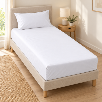 Drap Housse -  Percale de coton - 90x200cm