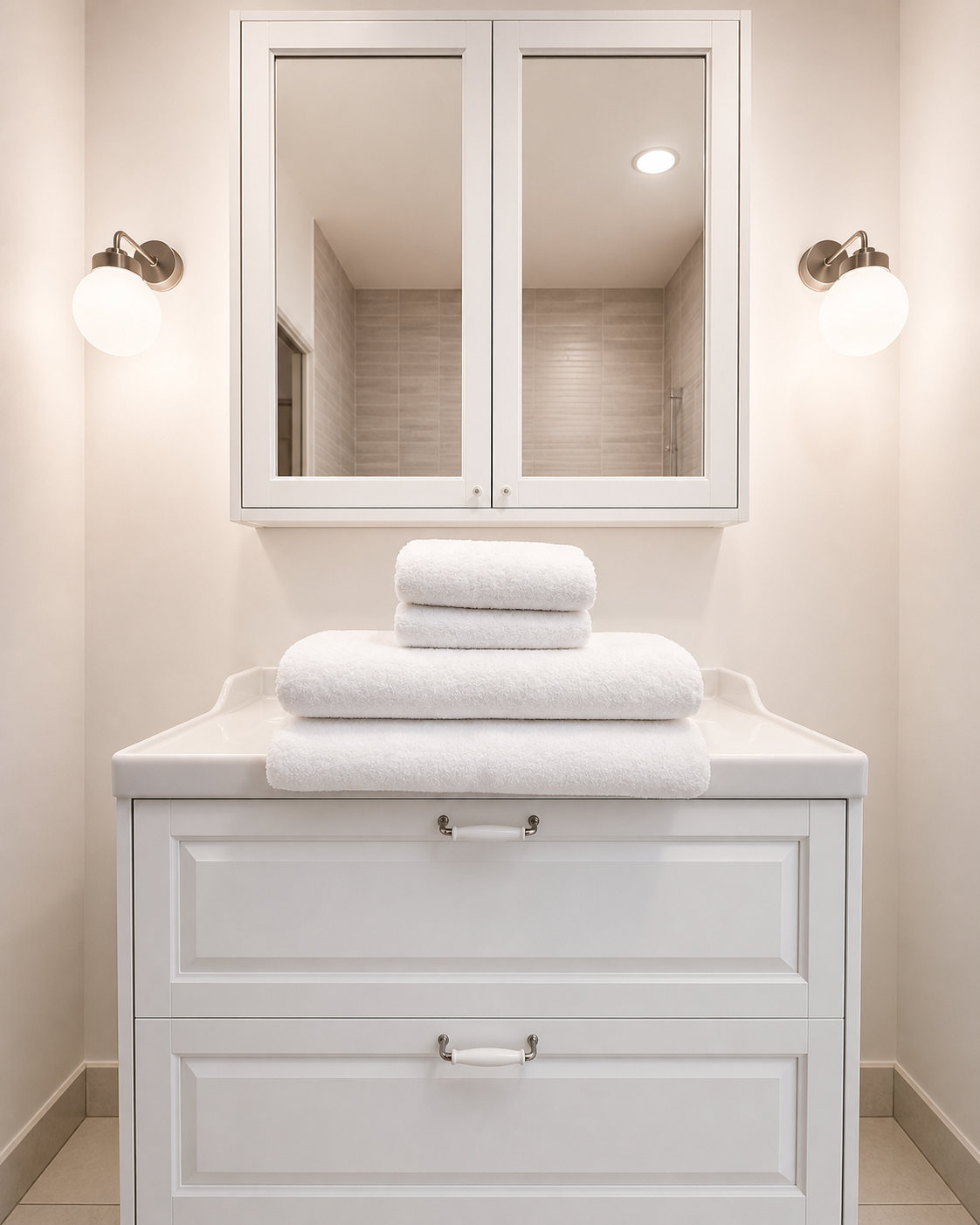 Drap de bain 100x150 qualité hôtel de luxe plié sur porte-serviette - Ecowayve
