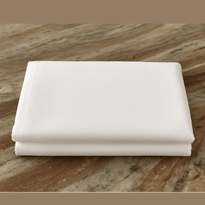 Drap Plat blanc professionnel – Polycoton – Linge d’Hôtel Haut de Gamme - Eco Wayve
