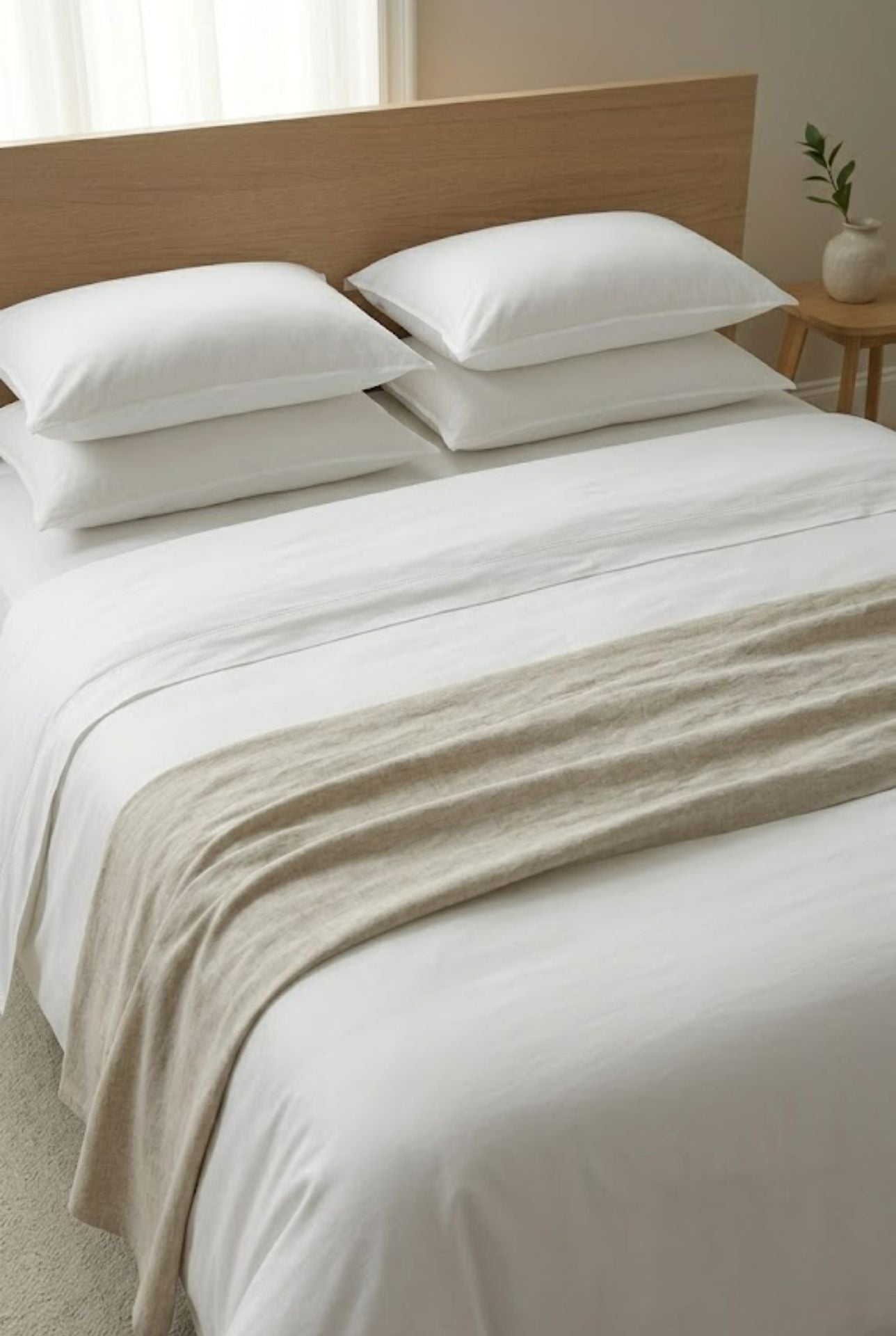 Housse de Couette 220x240 Polycoton Hôtelière - Qualité Pro