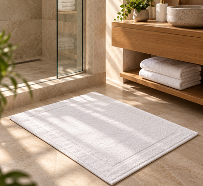 Tapis de bain 100% coton - Gamme Classique