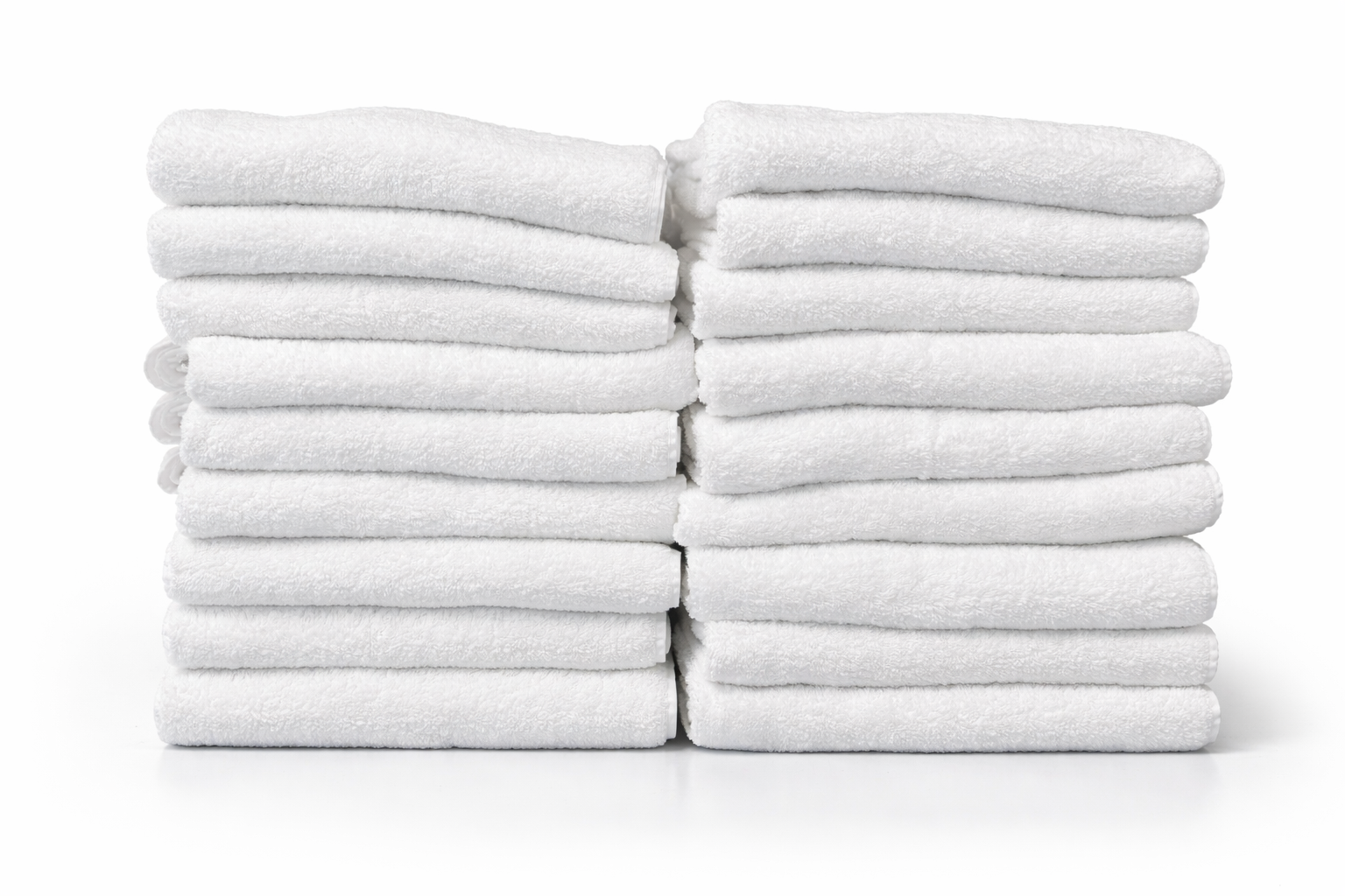 Serviette de bain 70x140 qualité hôtel de luxe pliée sur porte-serviette - Ecowayve