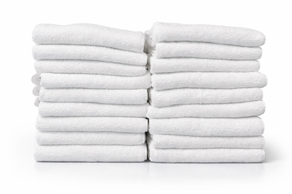 Serviette de bain 70x140 qualité hôtel de luxe pliée sur porte-serviette - Ecowayve