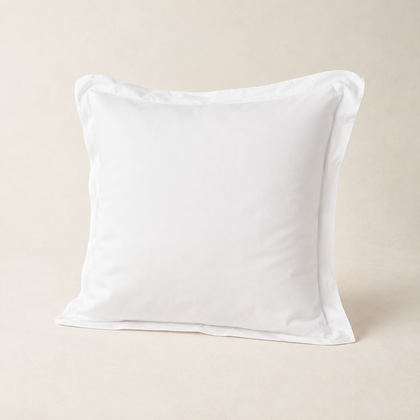 Taie d’oreiller carrée blanche 65x65 cm 