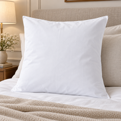 Taie d’oreiller blanche dans une chambre élégante