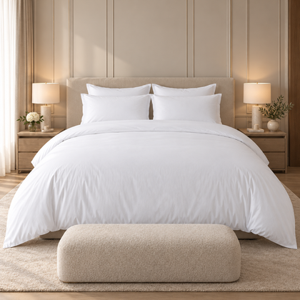 Housse de couette 240×260 cm - Percale de coton