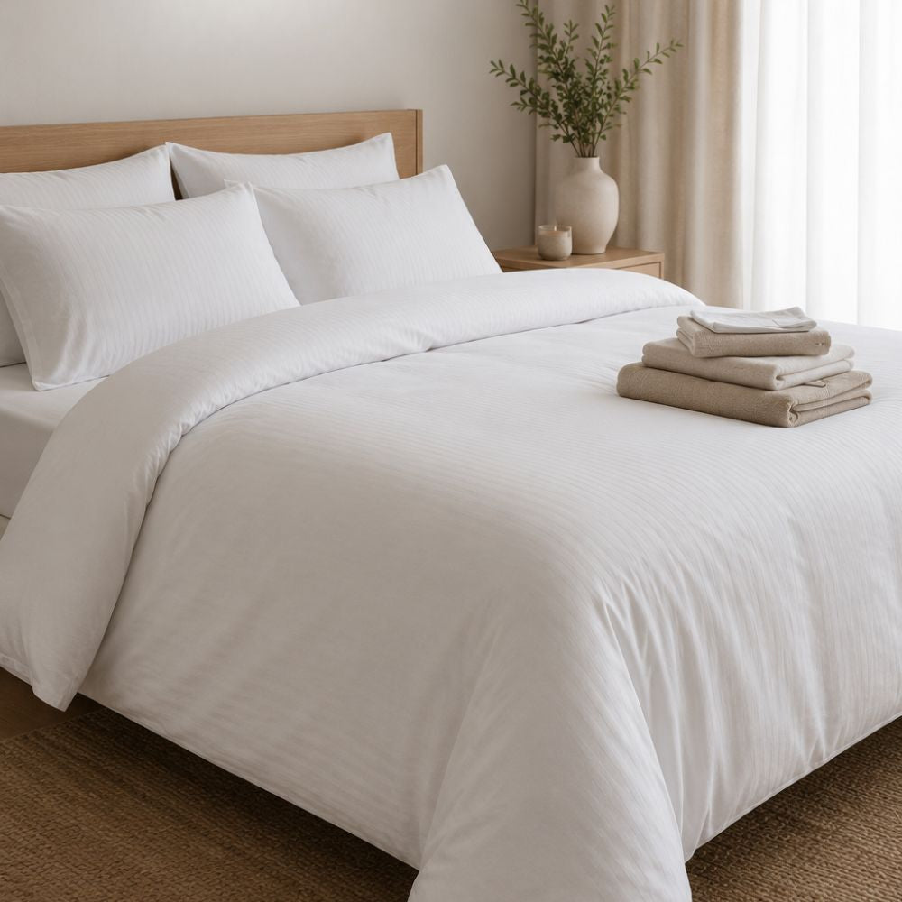 Housse de couette king size hotel