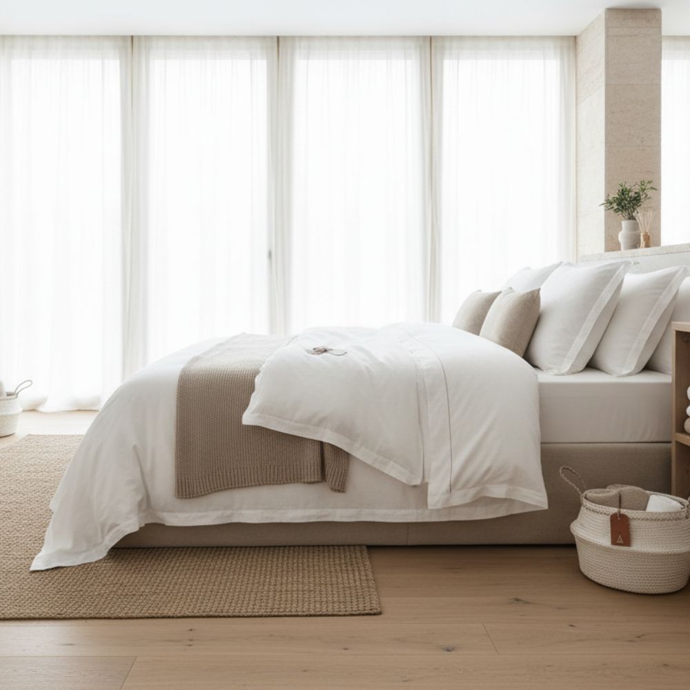 Housse de couette king size 240x260cm hotel