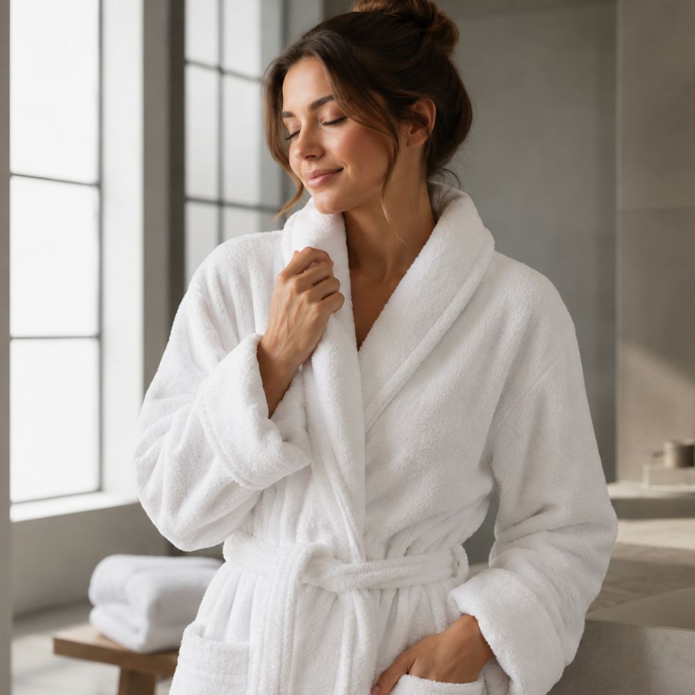 Peignoir de bain qualité hôtel