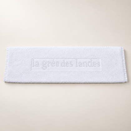 Tapis de bain blanc La Grée des Landes
